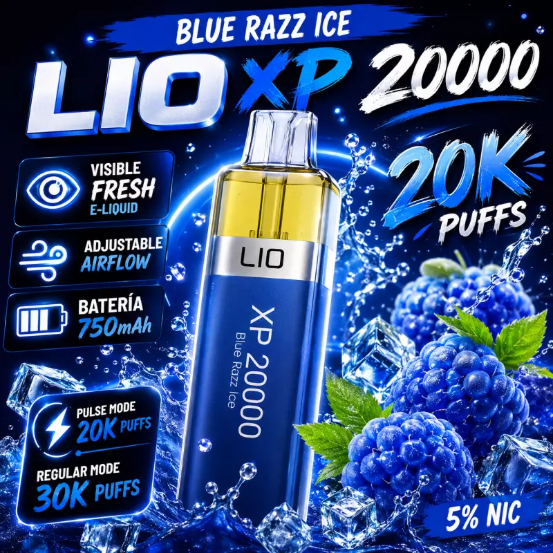 Lio- Blue Razz  ice 🫐🧊