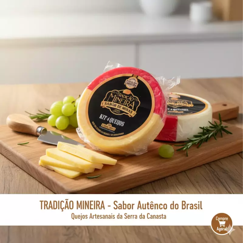 KIT QUATRO QUEIJOS 600G