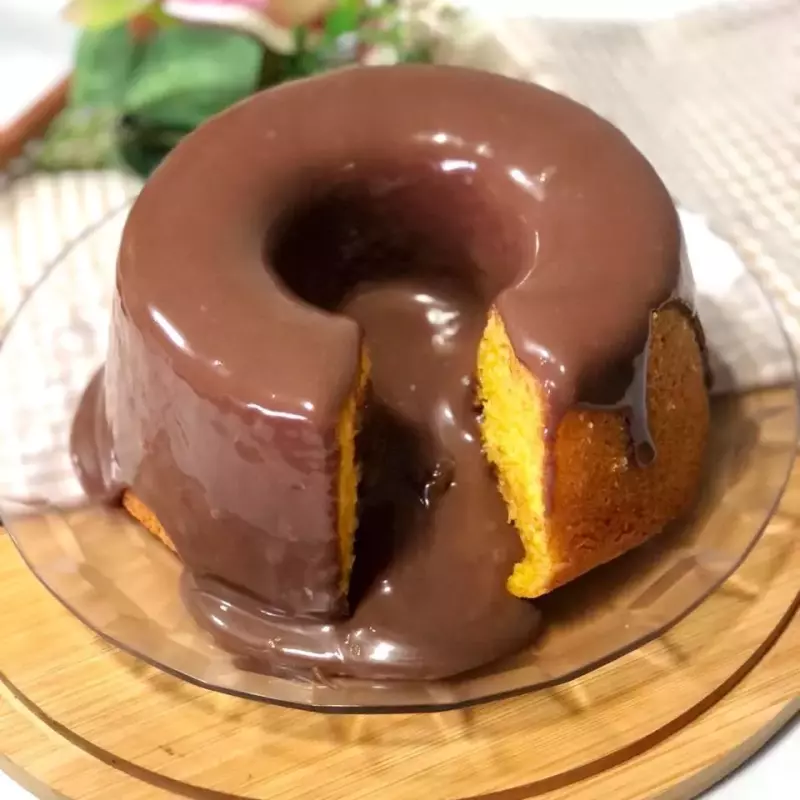 Bolo Cenoura com Chocolate