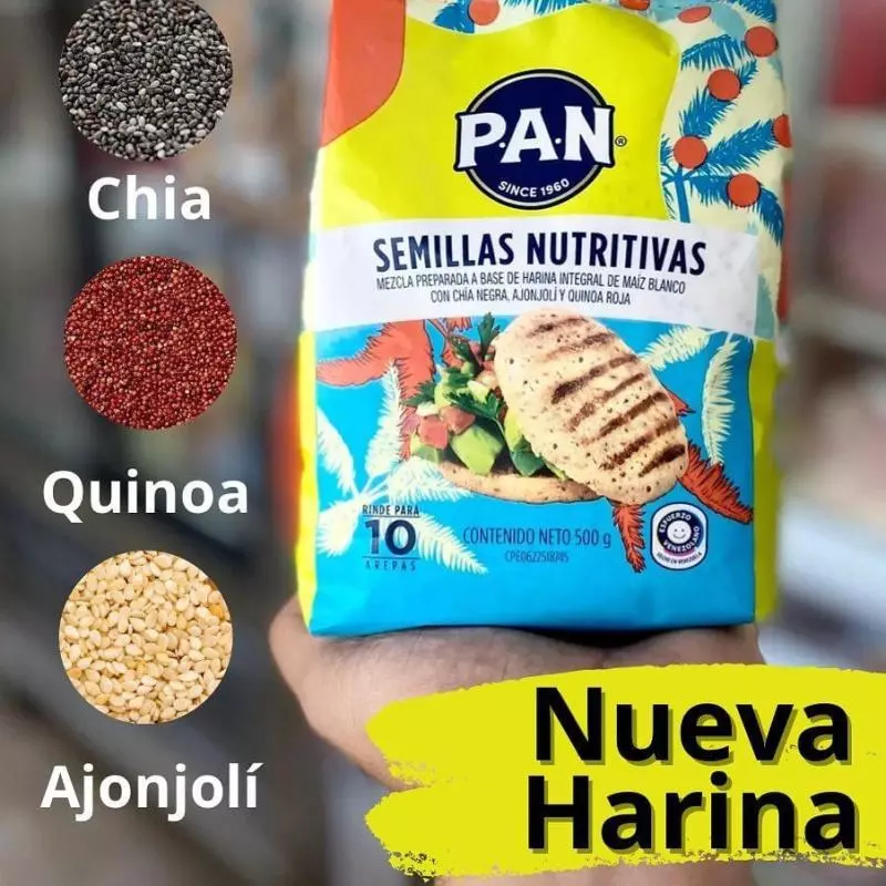 Harina pan semillas nutritivas
