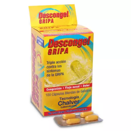 DESCONGEL GRIPA 100 CAP.BLANDA GELAT