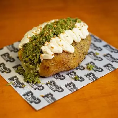 Brócolis Cream chesse e Alho frito