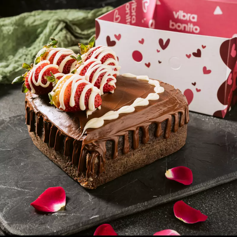 Torta Chocolate Corazón 🍰❤️