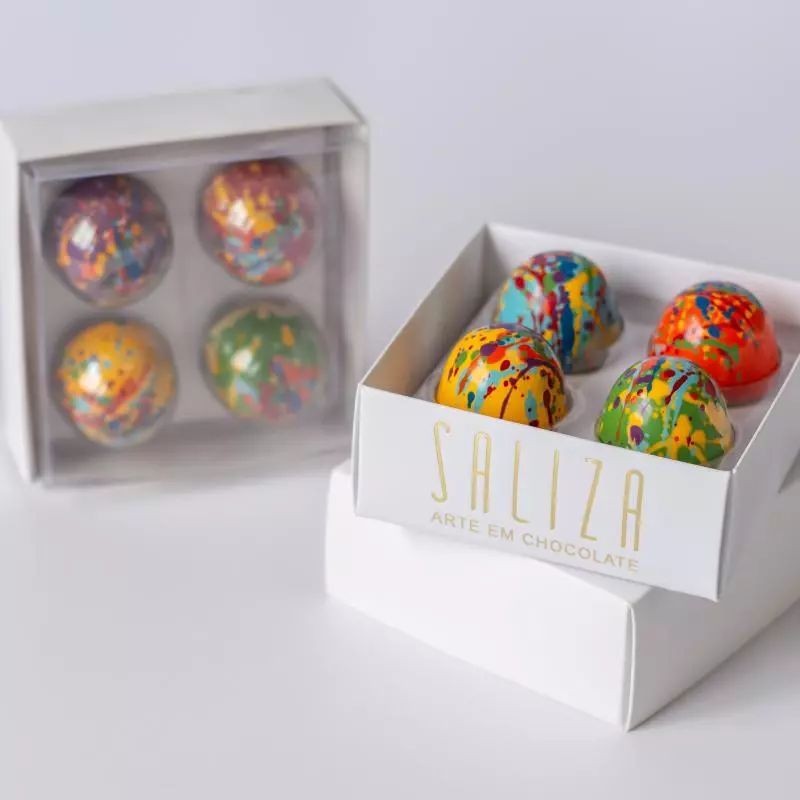 Caixa 4 bombons - Escolha os Sabores