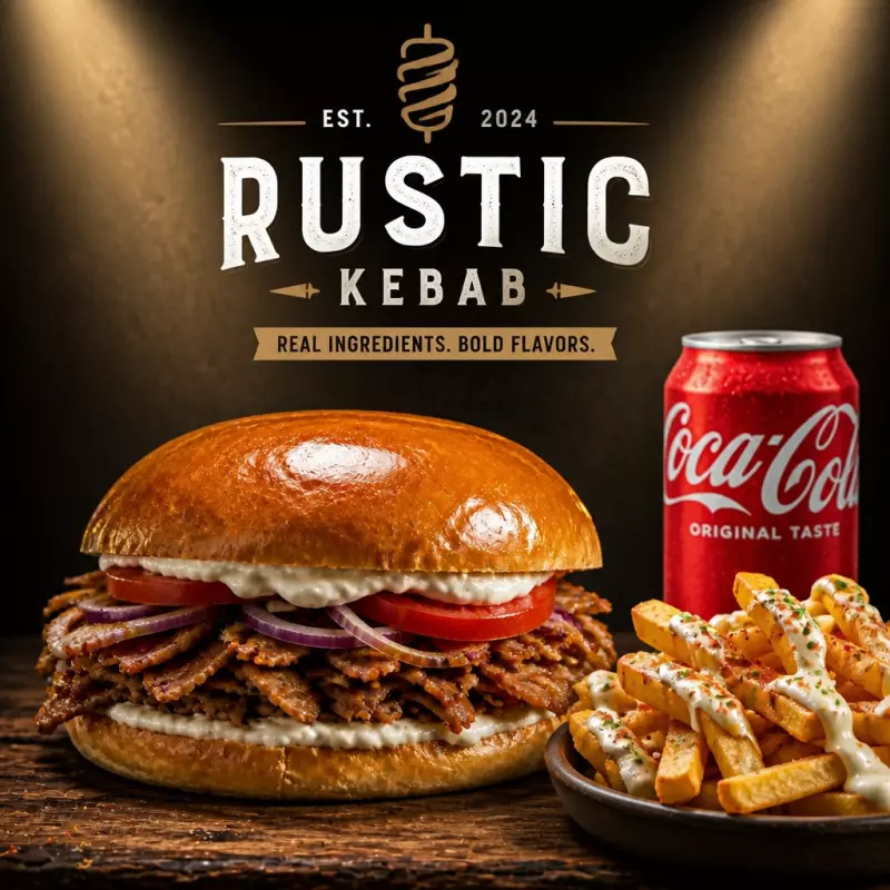 MENÚ KEBAB RUSTICO