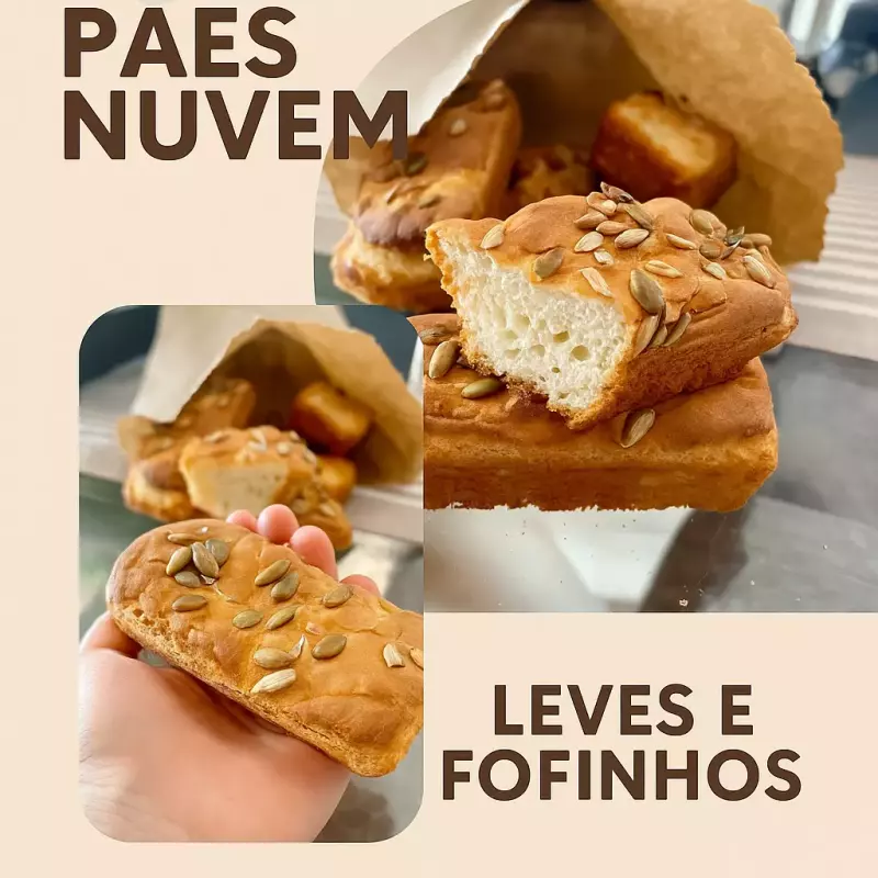 PÃO NUVEM FRACIONADO