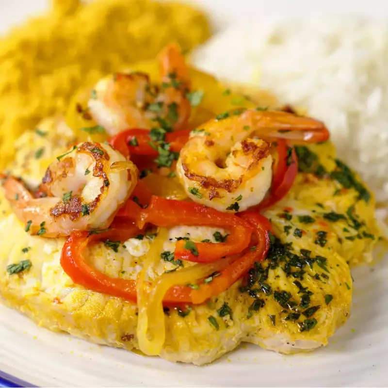 Moqueca de camarão para 2 pessoas