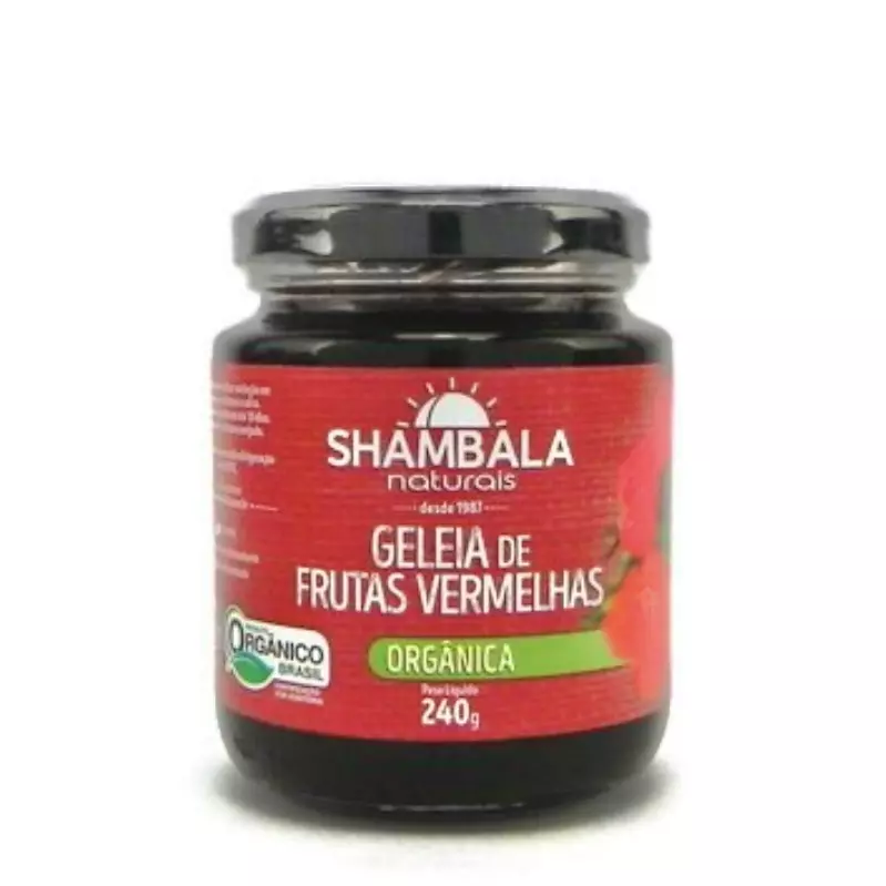 Geleia Organica Frutas Vermelhas