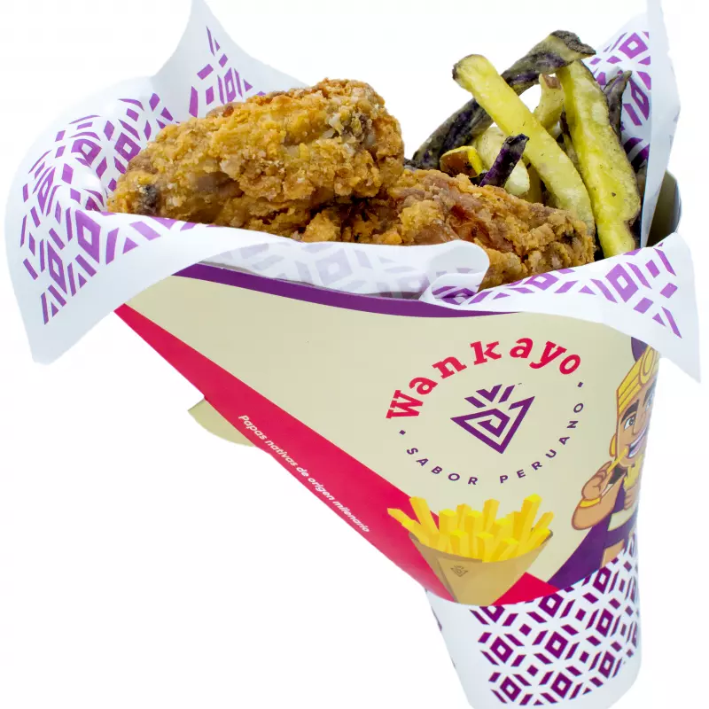 Snack Alitas Broaster.