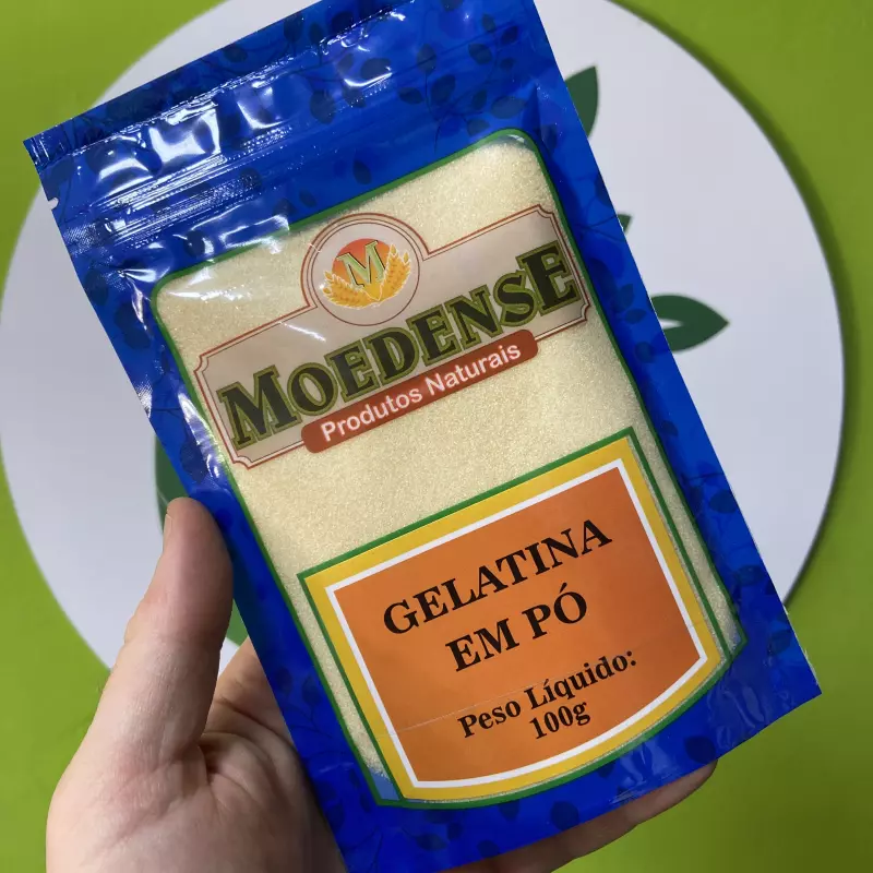 Gelatina em pó