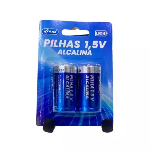 PILHA 1,5V KNUP ALCALINA LR14
