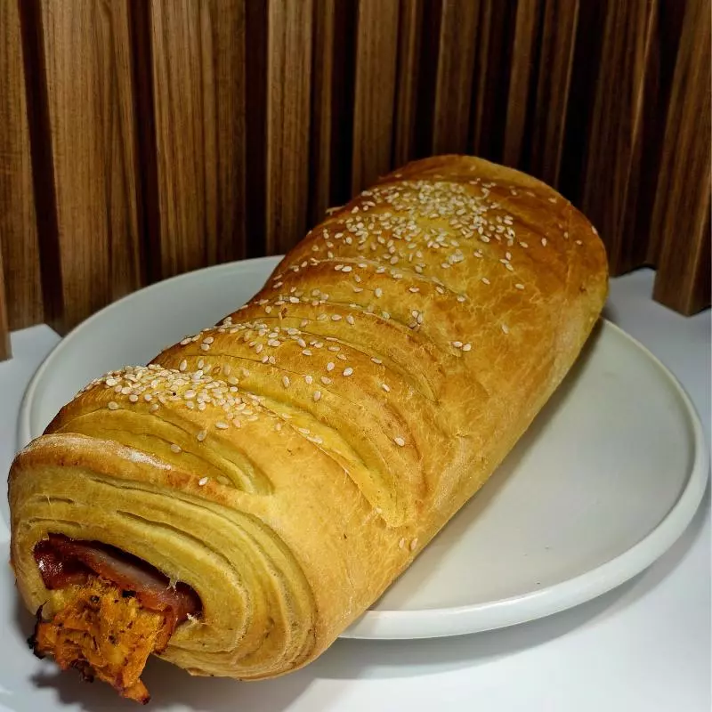 Trenza de Pollo con Jamón