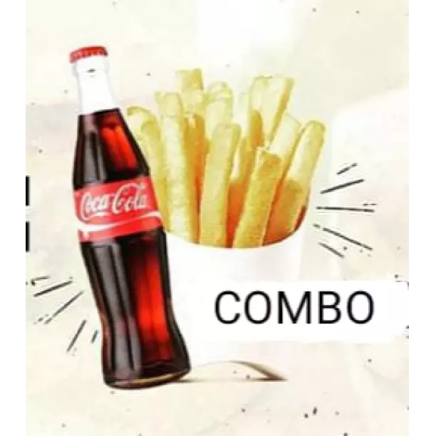 COMBO PAPAS A LA FRANCESA CON COCA-COLA 250 ML