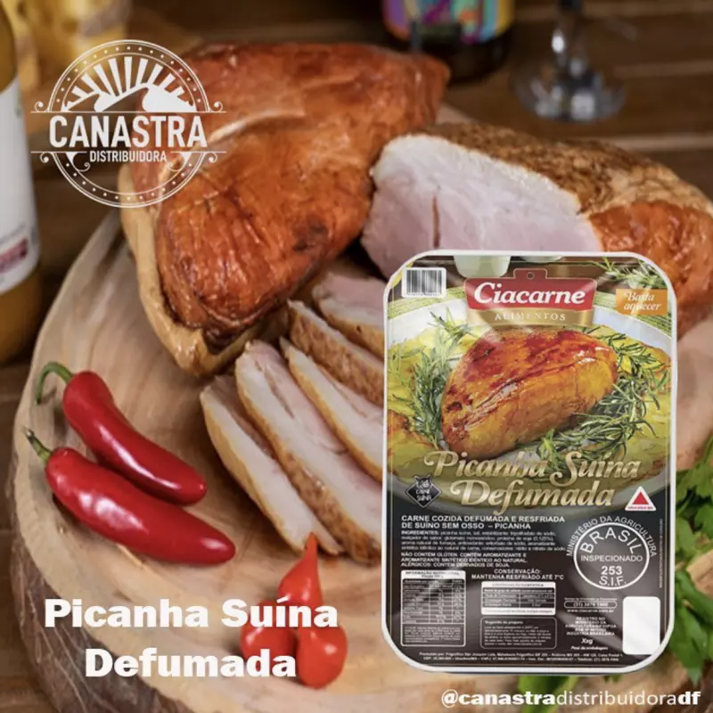 Picanha Suína Defumada