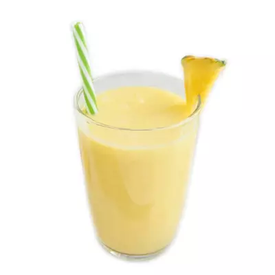 Piña con hierba buena