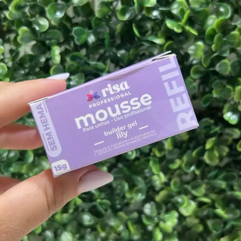 Gel Mousse Risa Lily Refil 15g