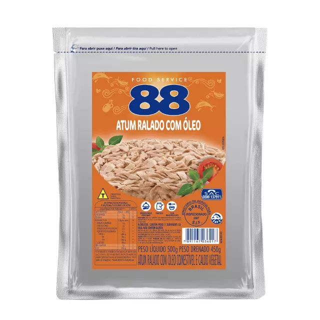 ATUM 88 RALADO SACHET 500G