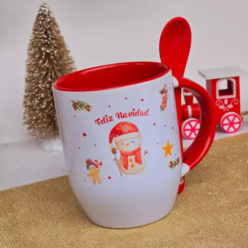 Mug Cuchara Navidad
