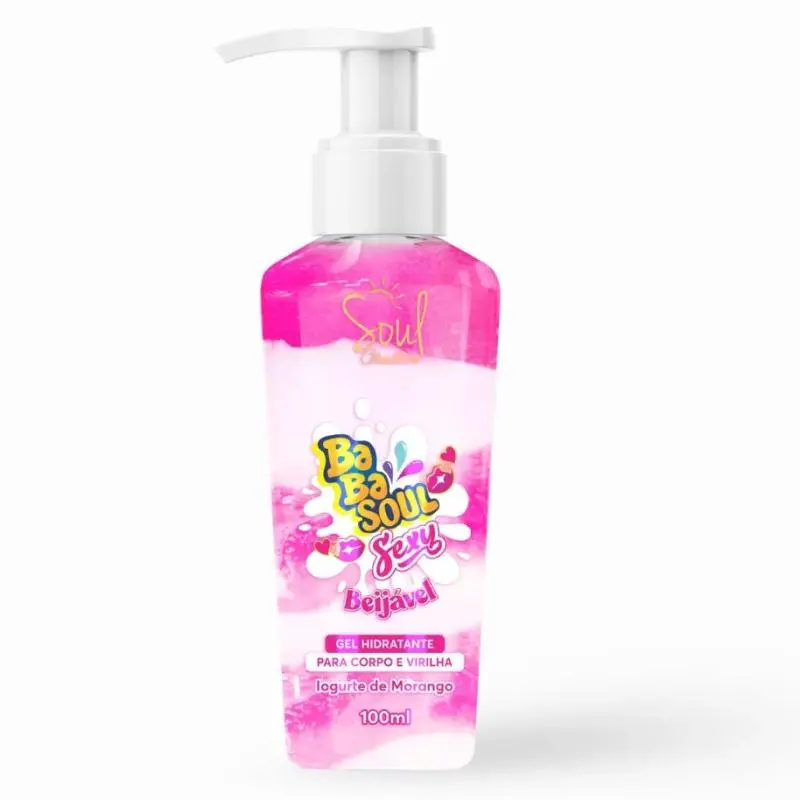 GEL HID.IOGURTE D/MORANGO 100ML SOUL
