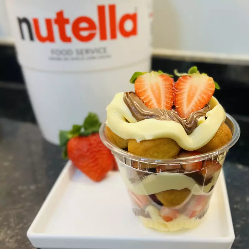 Ninho Nutella e Morango