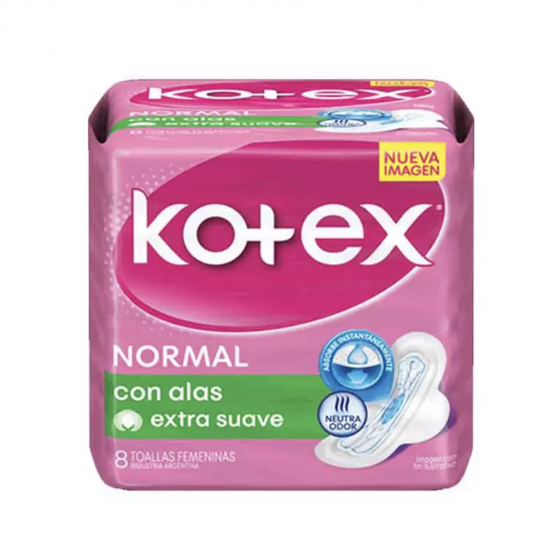 Toalla higiénica normal 8 unidades