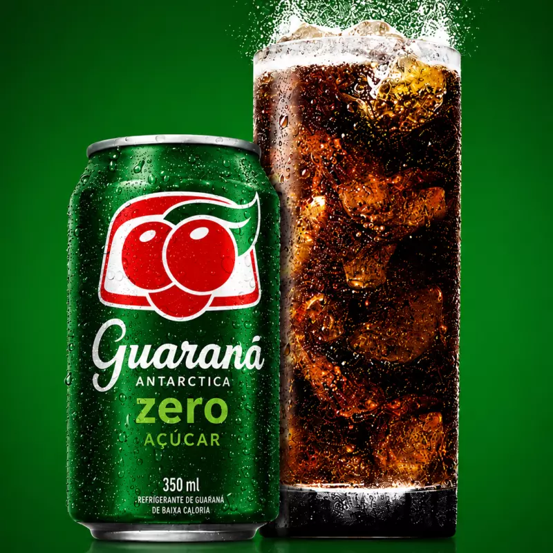 Lata Guaraná Antártica 350Ml
