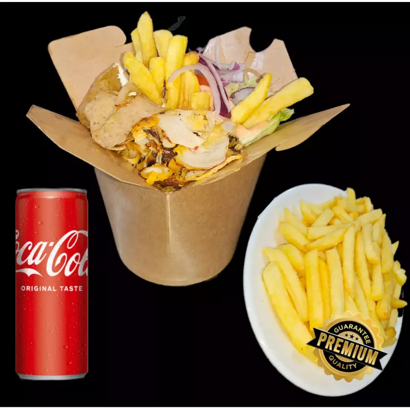 MENÚ BOX CARNE + VERDURA + PATATAS