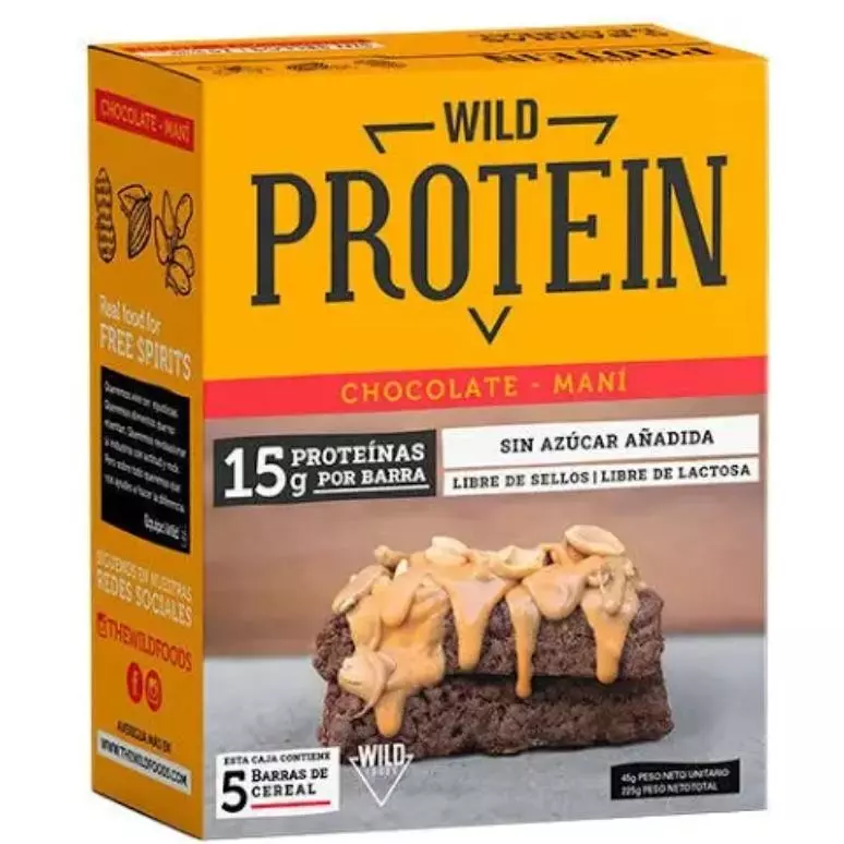 Barras protein maní chocolate