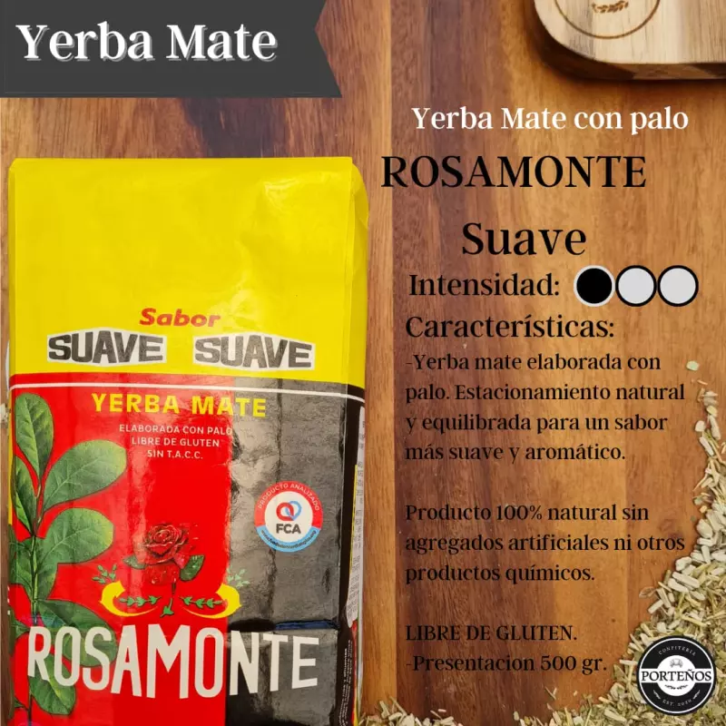 Yerba Mate Rosamonte Suave 🍃