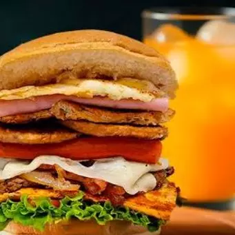 x-tudo artesanal+suco combo