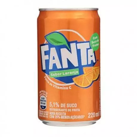 FANTA LARANJA MINI LATA 220ML