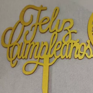 Letreros "Feliz Cumpleaños"