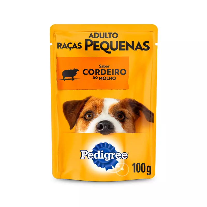 Pedigree Sachê Raças P Cordeiro 100g