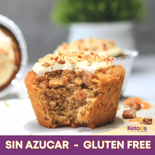 Kekito Keto de Carrot Cake