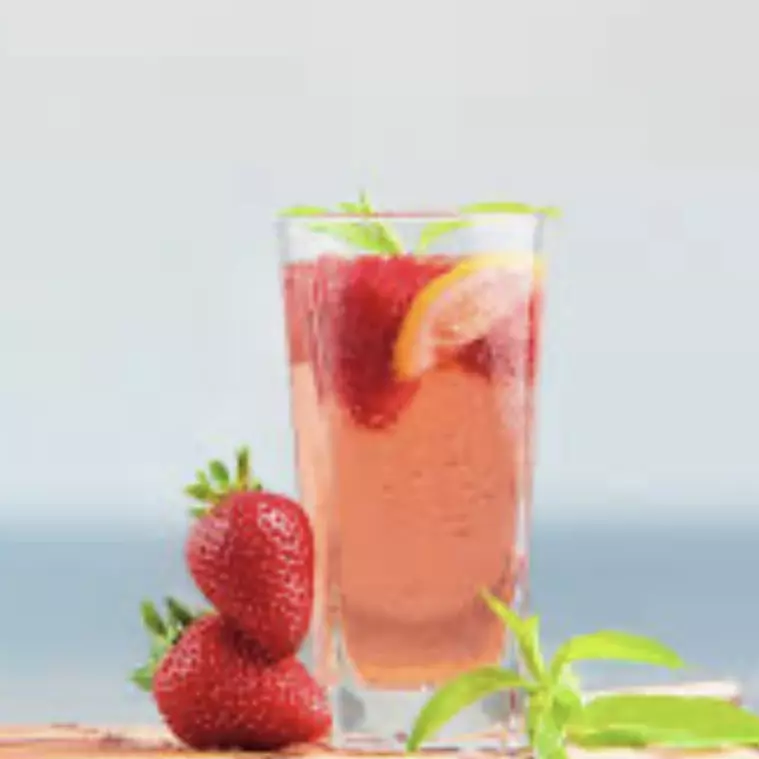 Limonada de fresas