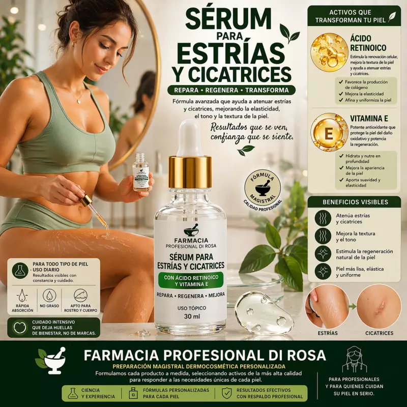 Serum estrías y cicatrices