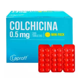 COLCHICINA 0.5MG 300 TABLETAS