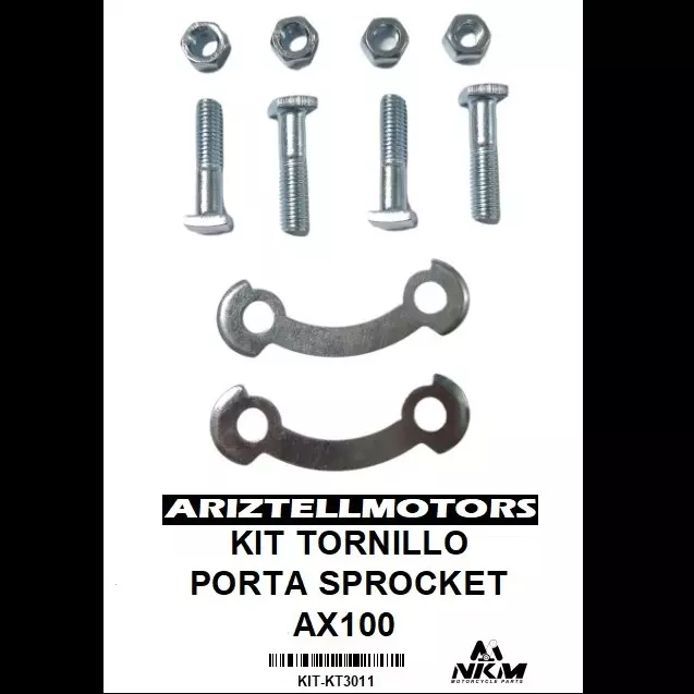 KIT TORNILLO PORTA SPROCKET AX100
