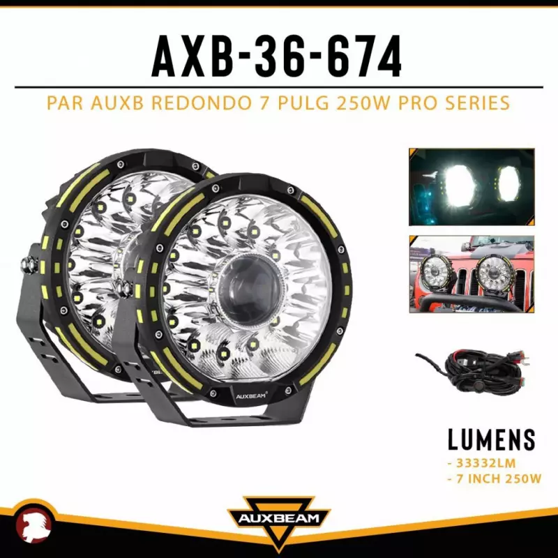 PAR AUXB REDONDO 7 PULG 250W