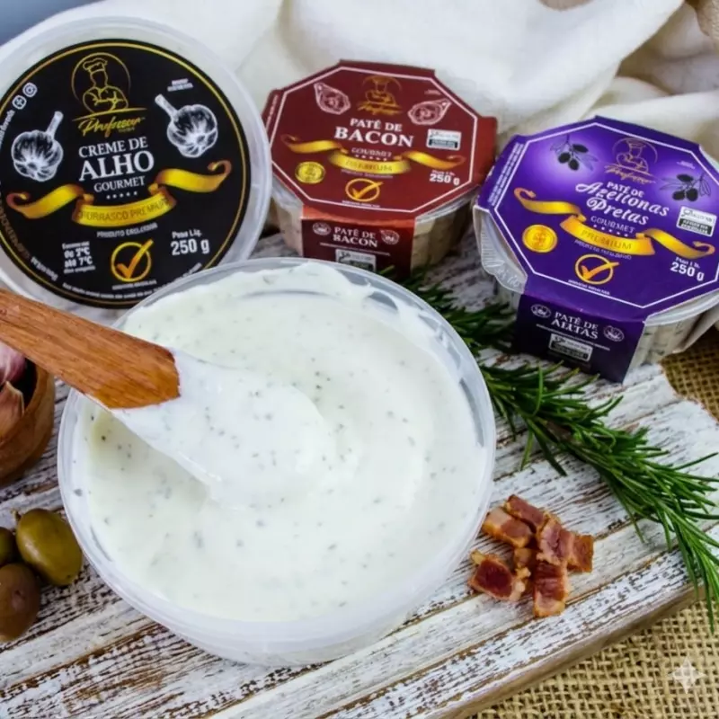 PATÊ DE ALHO  (SABORES) 250G