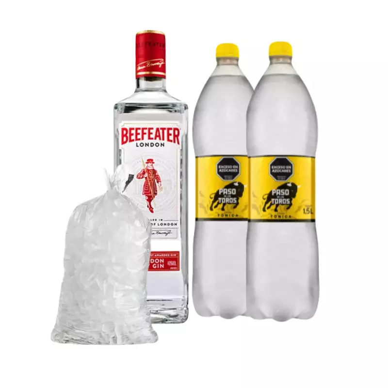 Combo Beefeater 1lt con hielo