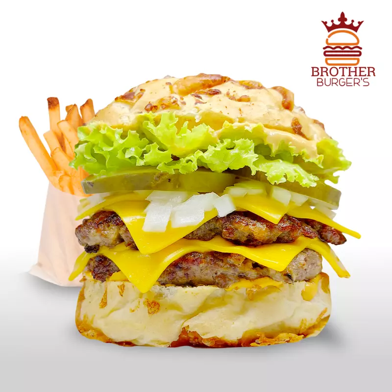 Norton doble con papas