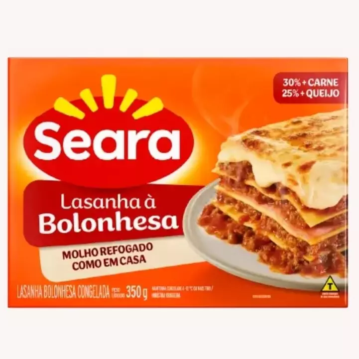 Lasanha à Bolonhesa Seara 600g