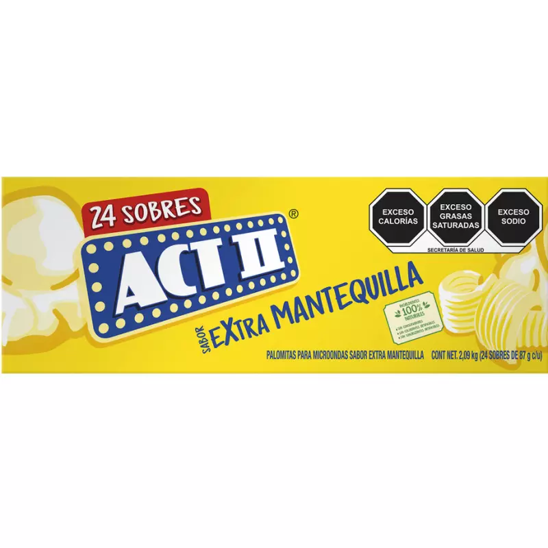 Palomitas Act II Extra Mantequilla