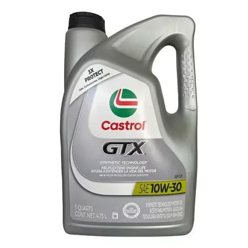 Castrol GTX SAE 10w-30 de 4,73 L.