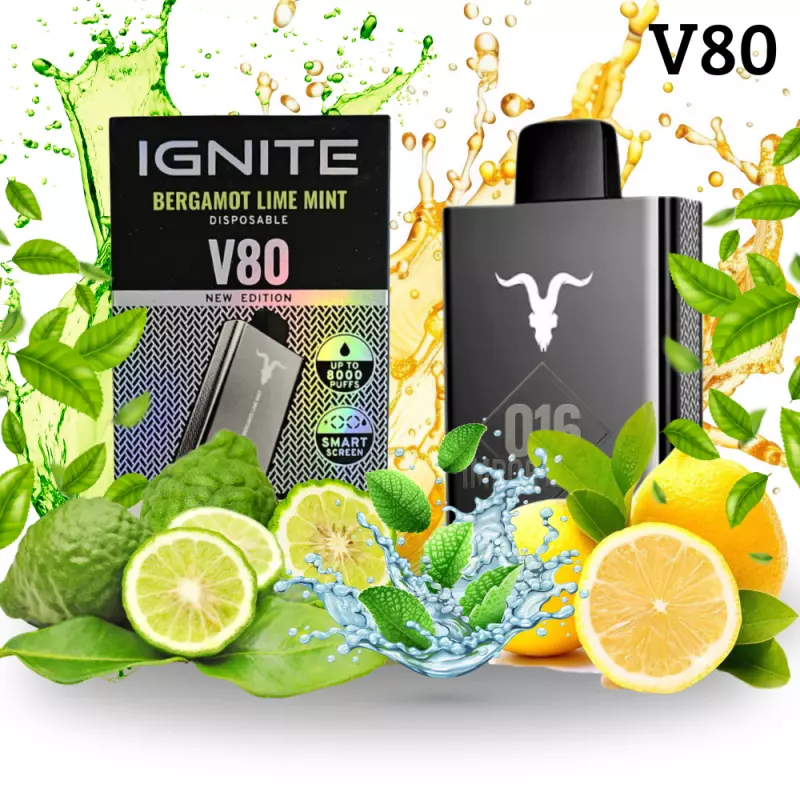 IGNITE V80 BERGAMOT LIME MINT