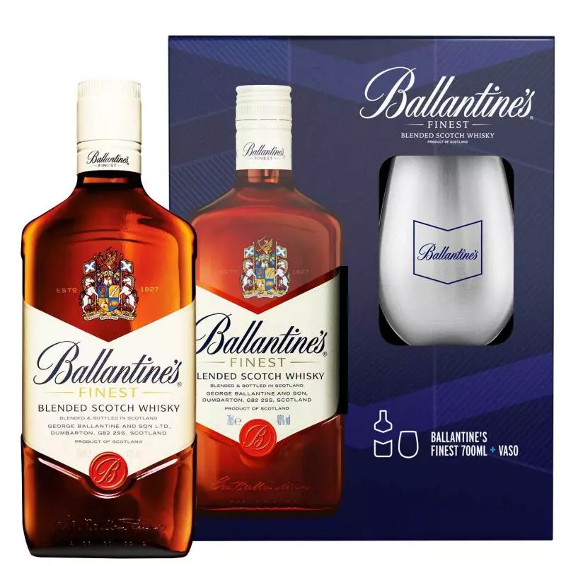 BALLANTINES FINEST 700 ML + VASO