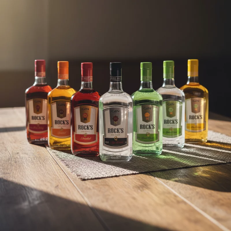 Gin Rocks sabores 1L