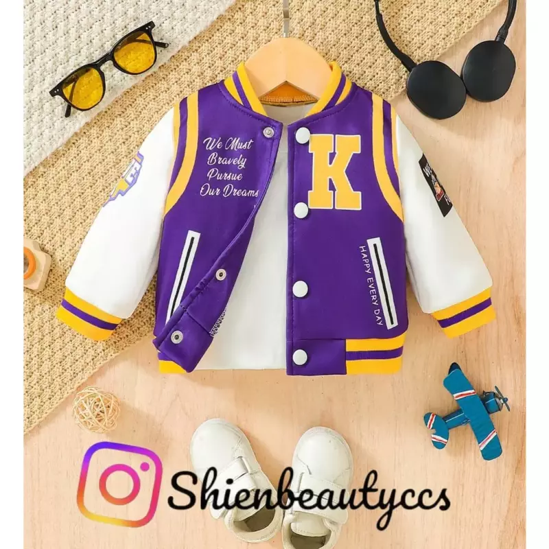 Chaqueta Morada, con Blanca y Amaril