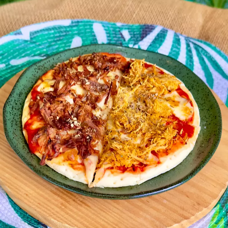 Pizza Carne com Cheddar